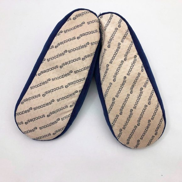 Snoozies Women's Time for Wine Non Skid Soles Dark Blue Medium 7/8 - Picture 5 of 6